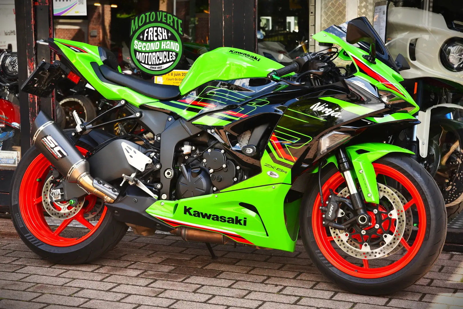 Kawasaki Ninja ZX-6R KRT ***MOTO VERTE*** Verde - 1