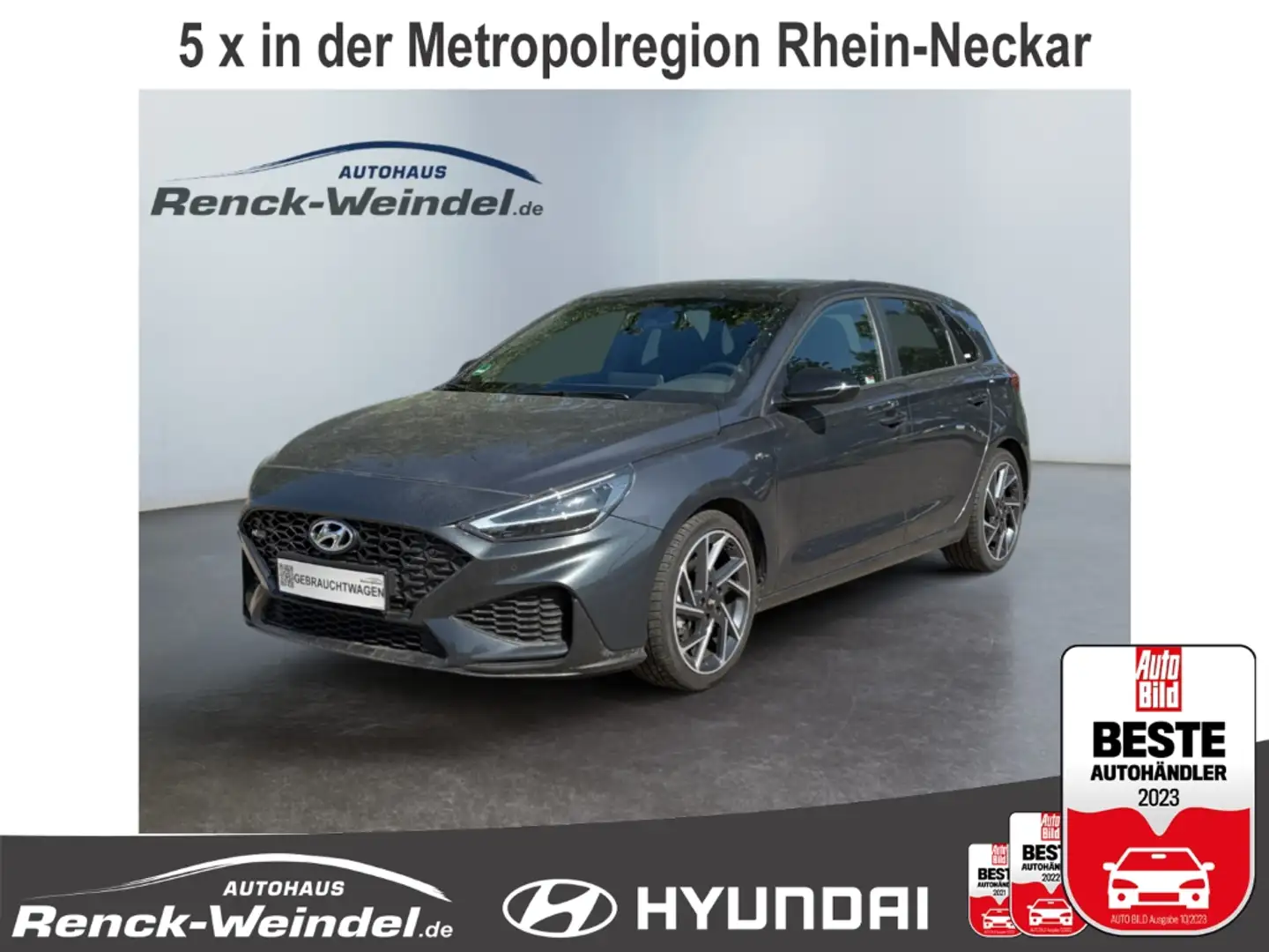 Hyundai i30 N-Line 1.5 T-GDI Panoramadach Sportpaket Navi Digi Schwarz - 1