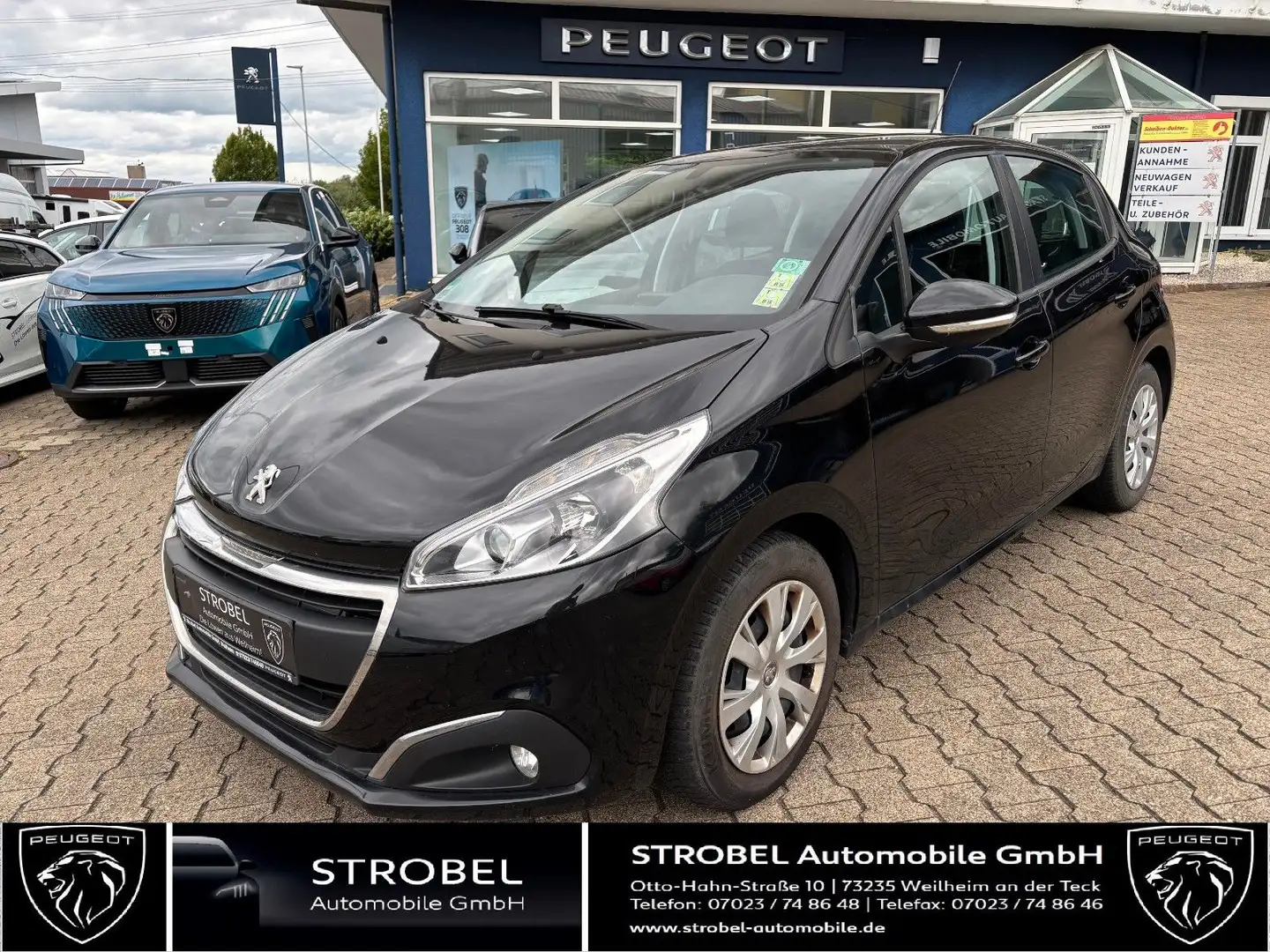 Peugeot 208 Active Schwarz - 1