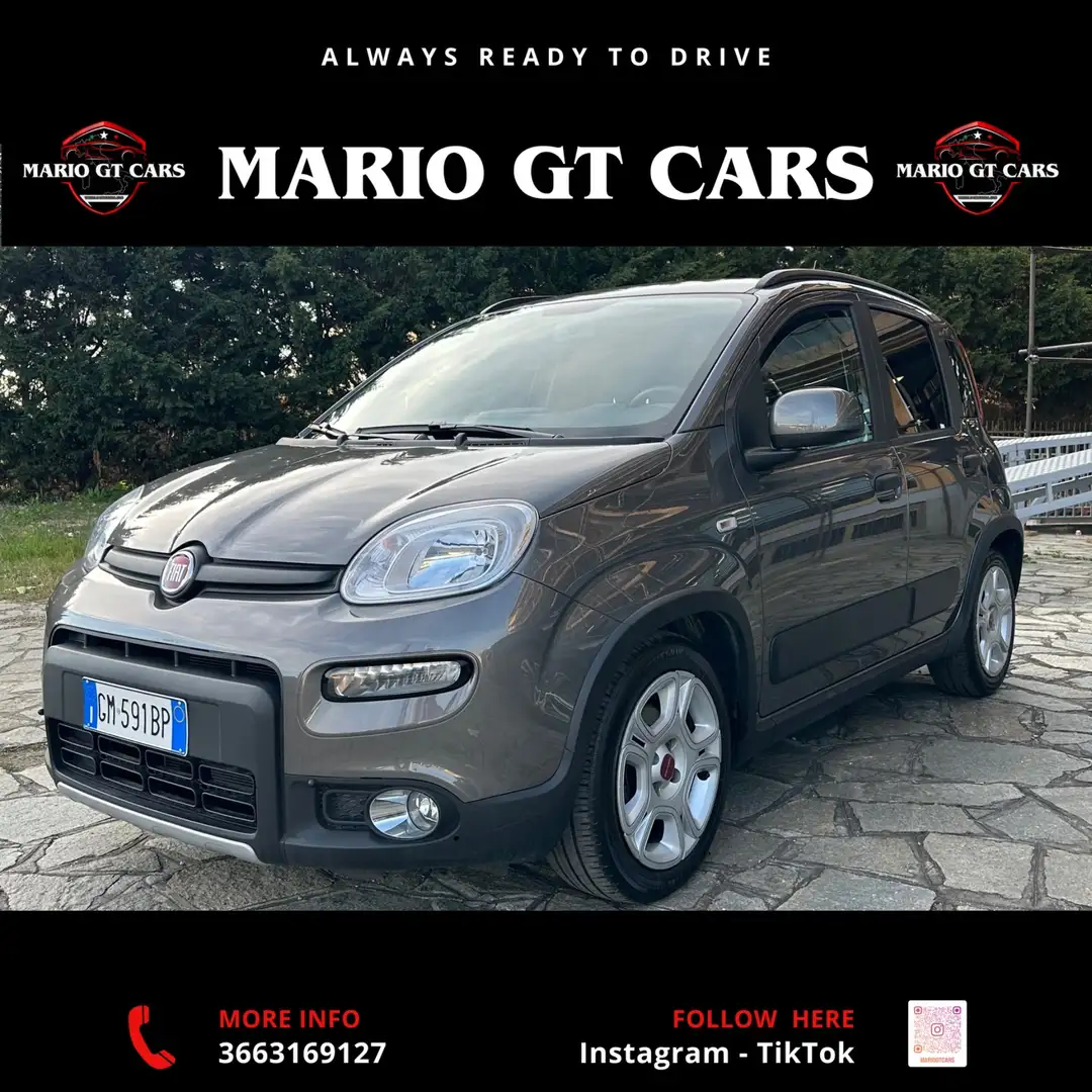 Fiat Panda 1.0 FireFly S&S Hybrid Gris - 1