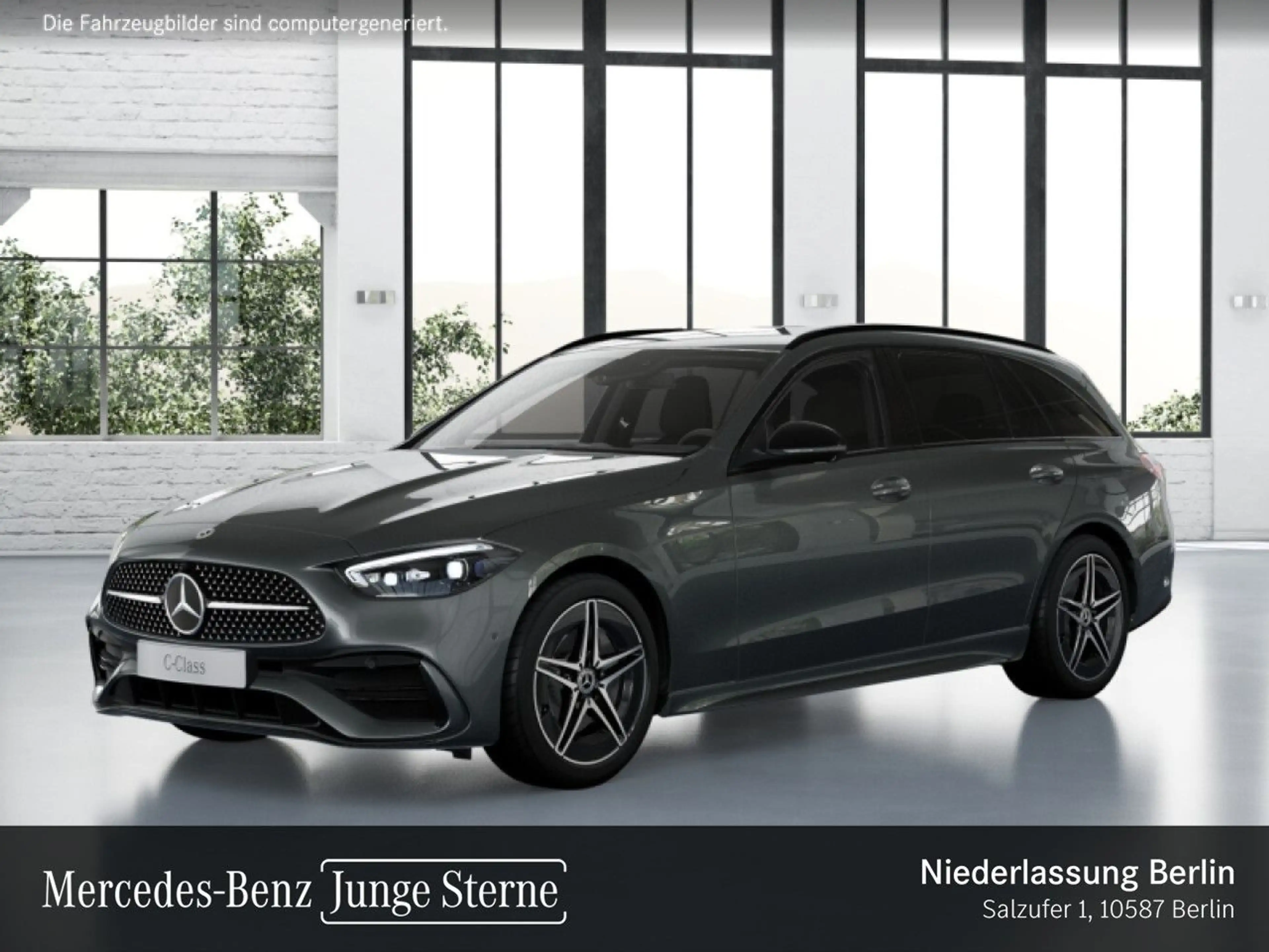 Mercedes-Benz C 300 e T AMG+NIGHT+360+AHK+KEYLESS+9G — photo 14