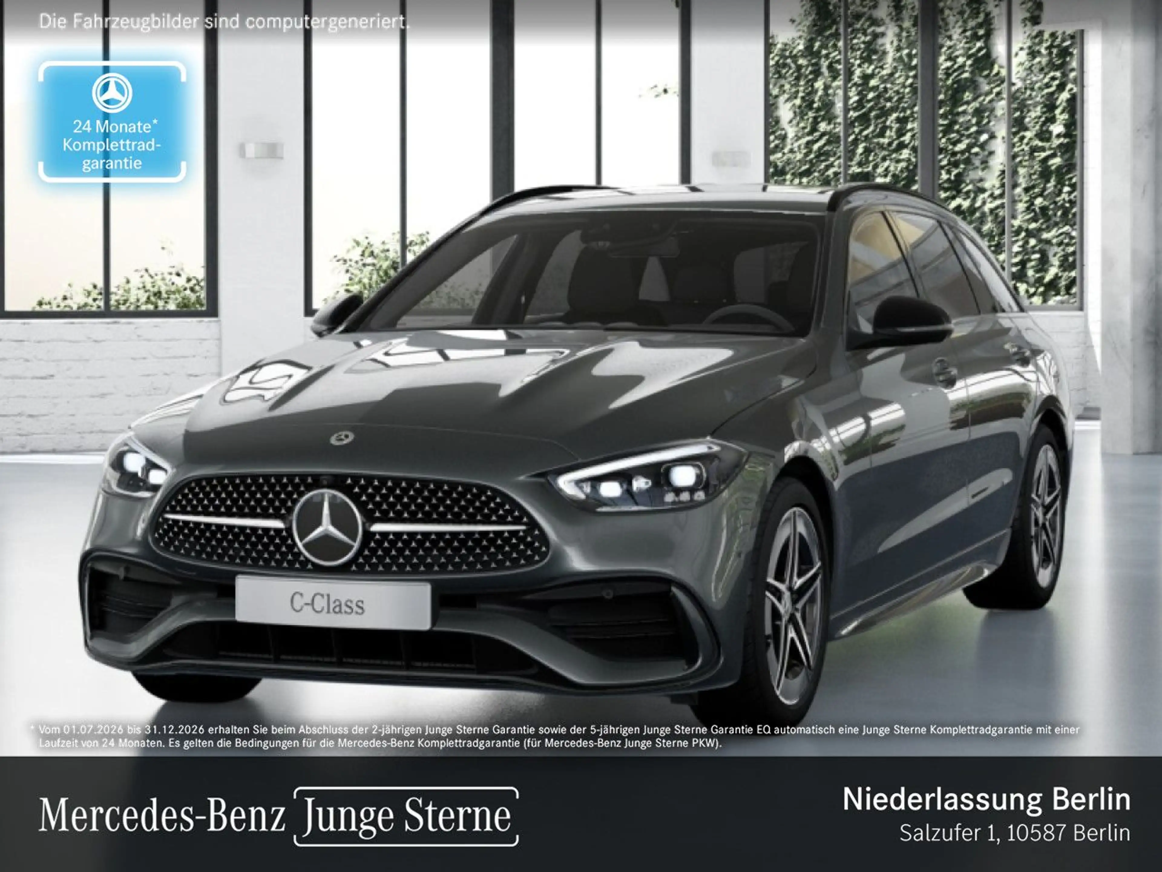 Mercedes-Benz C 300 e T AMG+NIGHT+360+AHK+KEYLESS+9G