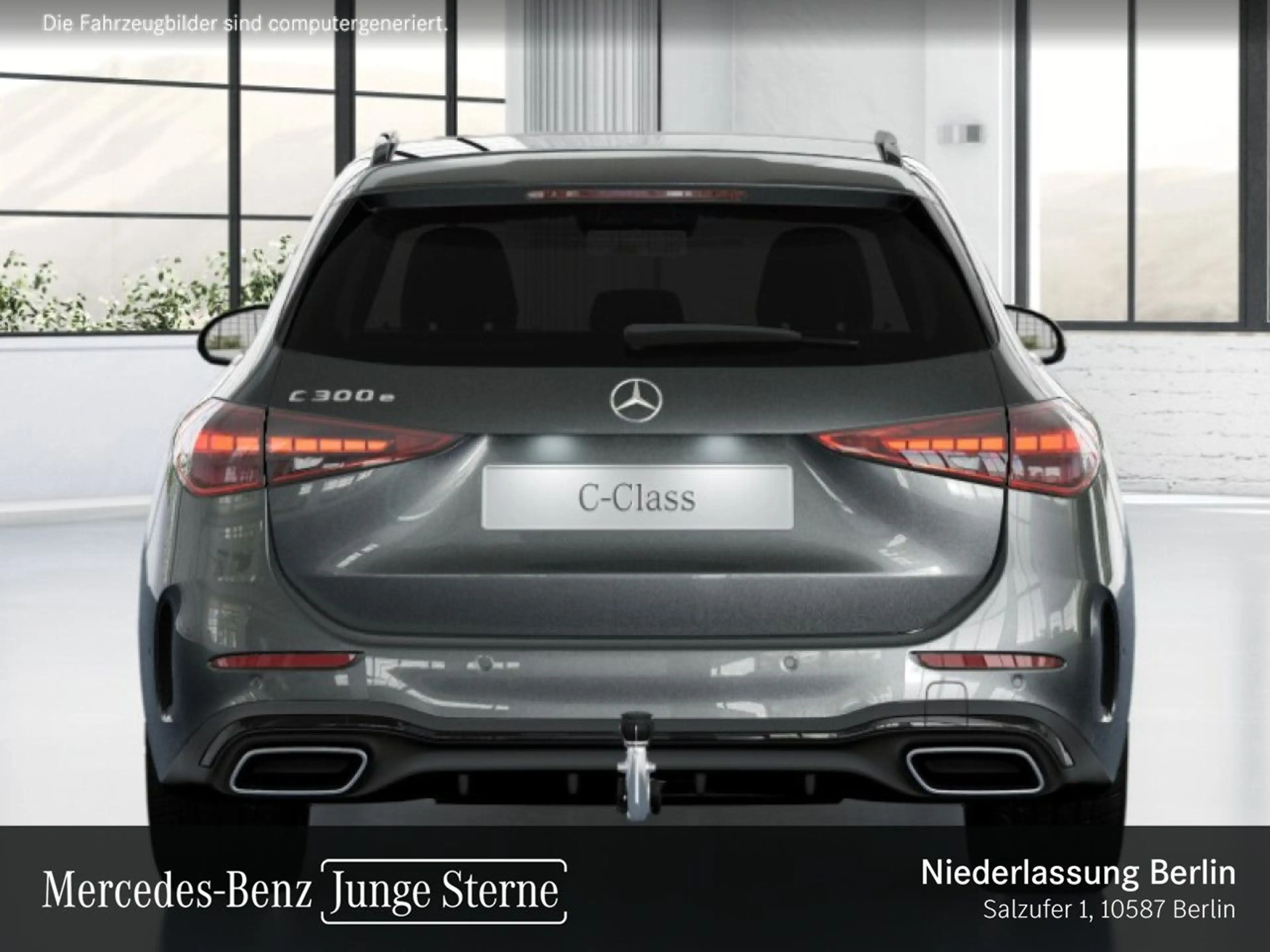Mercedes-Benz C 300 e T AMG+NIGHT+360+AHK+KEYLESS+9G — photo 9