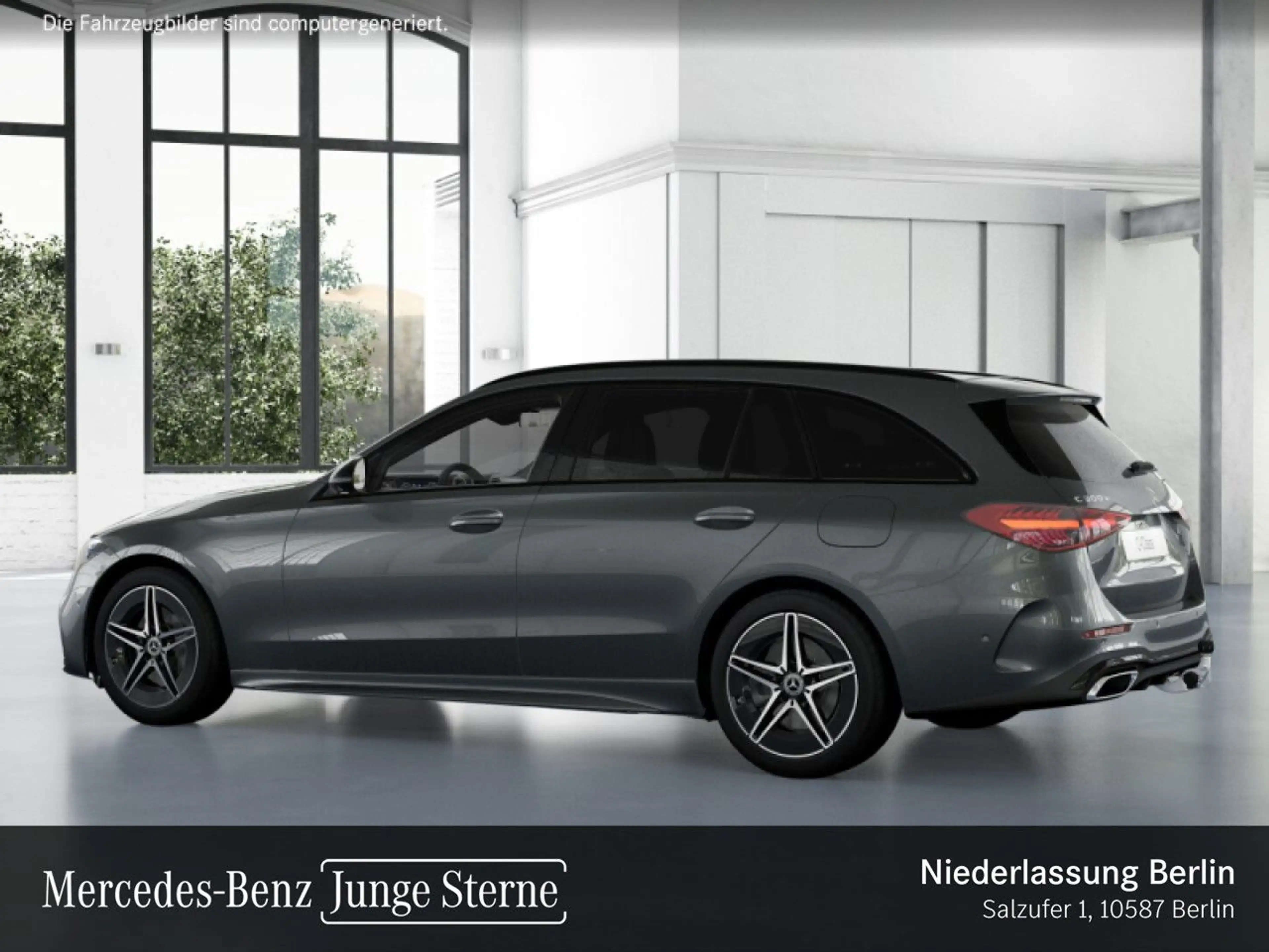 Mercedes-Benz C 300 e T AMG+NIGHT+360+AHK+KEYLESS+9G — photo 15