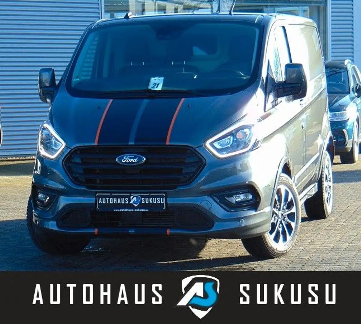 Ford Transit Custom 2.0 TDCI 320 L1 Sport Gris - 1