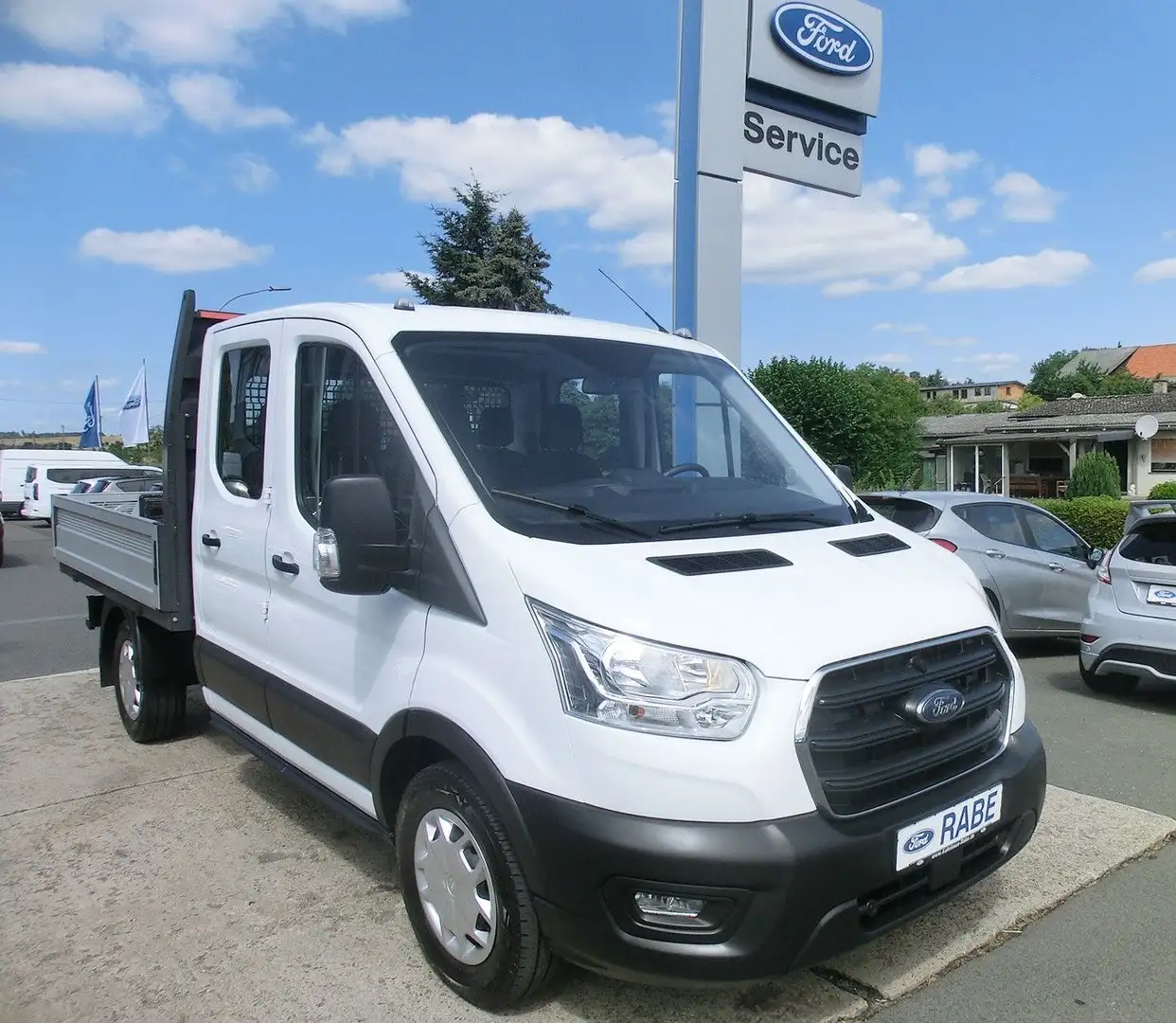 Ford Transit Pritsche 350 L2 Doppelkabine Trend/AHK Weiß - 1