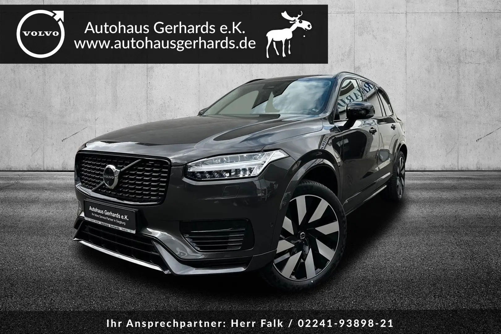 Volvo XC90 T8 Ultra Dark Plug-In AWD,LUFT,Massage,360° Grau - 1