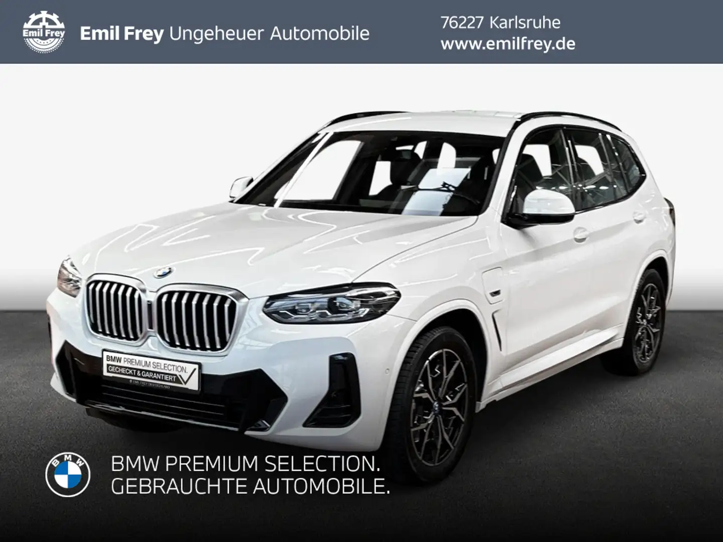 BMW X3 xDrive30e Aut., SHZ, Sportsitze, LED-Scheinw. Weiß - 1
