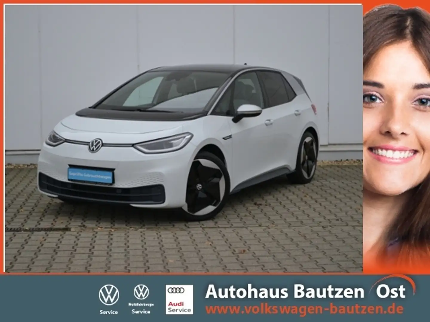 Volkswagen ID.3 Pro Performance 1st Plus CCS/MATRIX/20-ZOLL/NAVI- Weiß - 1