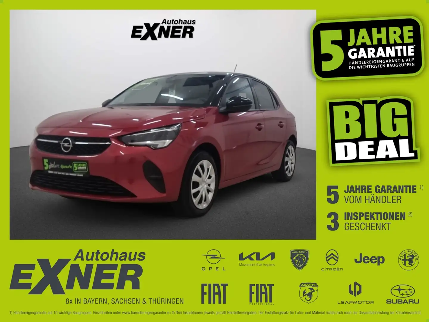 Opel Corsa F  e EDITION LED, 11 kw OnBoard Charger Rot - 1