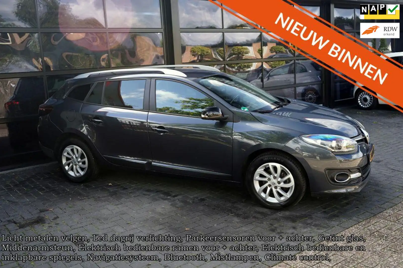 Renault Megane Estate 1.2 TCe Limited, CC, Clima, PDC, Navi, Elek Nero - 1