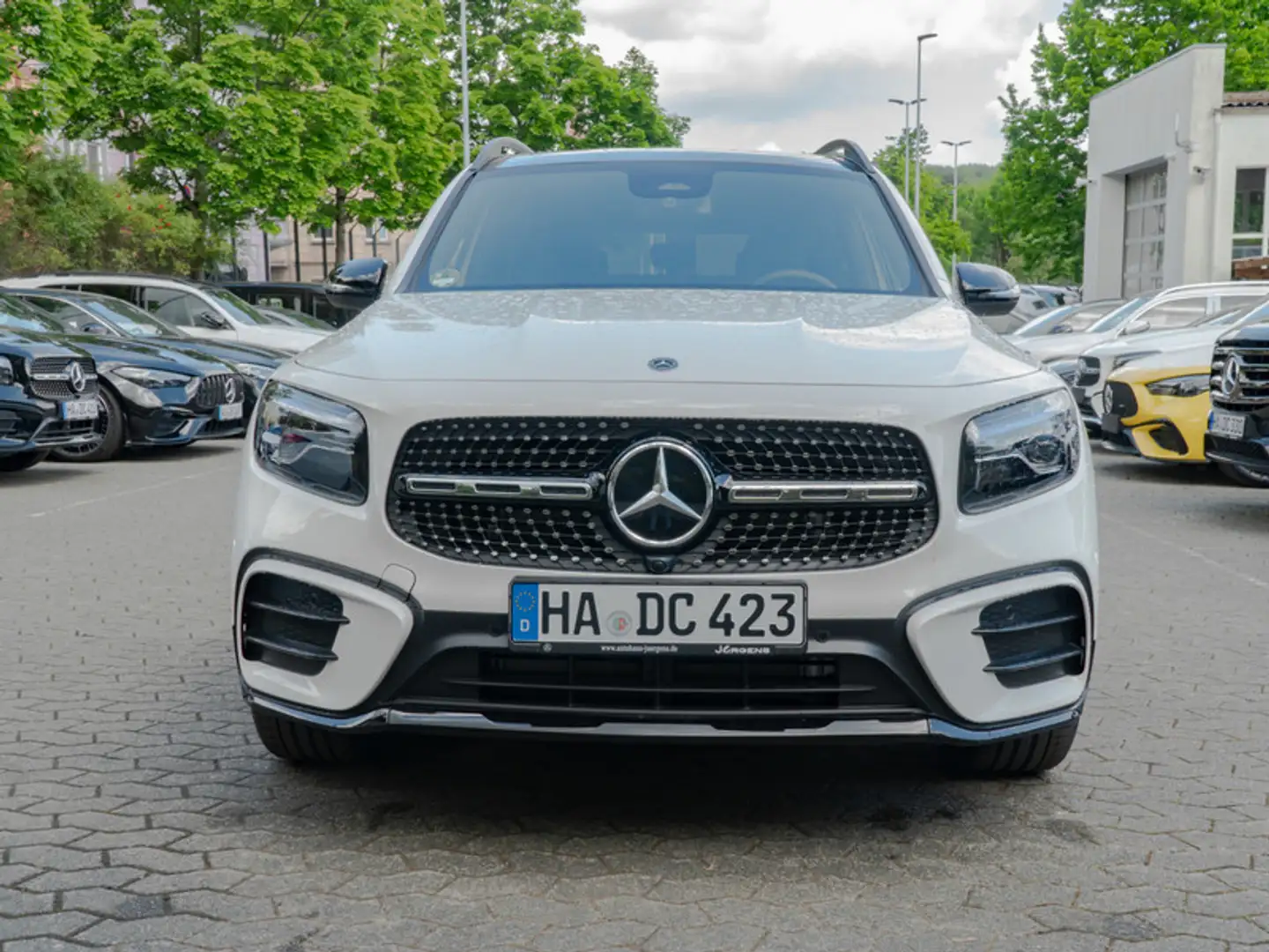Mercedes-Benz GLB 220 d 4M AMG-Sport/Pano/Burm/AHK/Night/7Sitz Weiß - 2