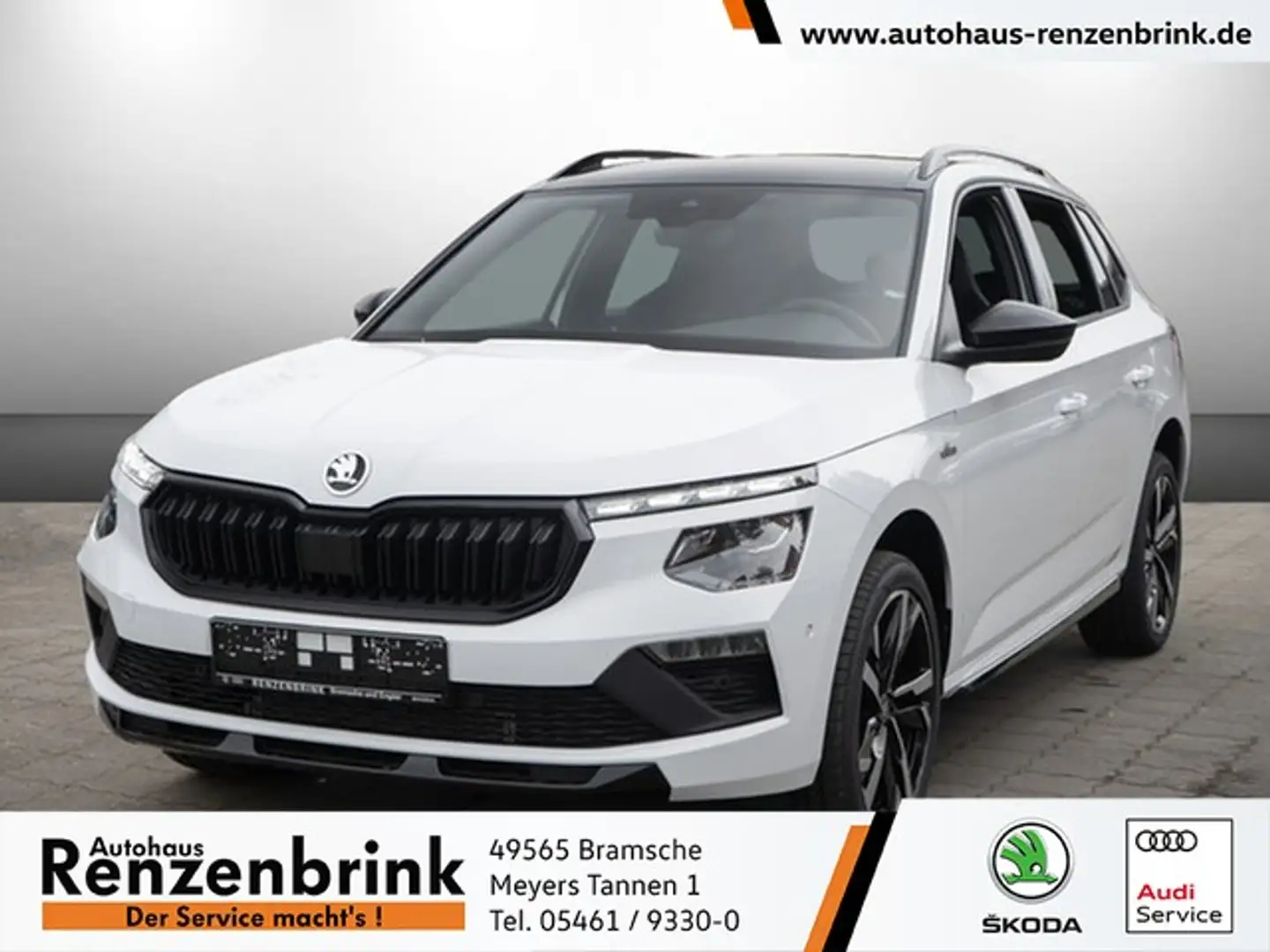 Skoda Kamiq 1.5 TSI Monte Carlo DSG AHK+MATRIX+PANO+RFK Weiß - 1