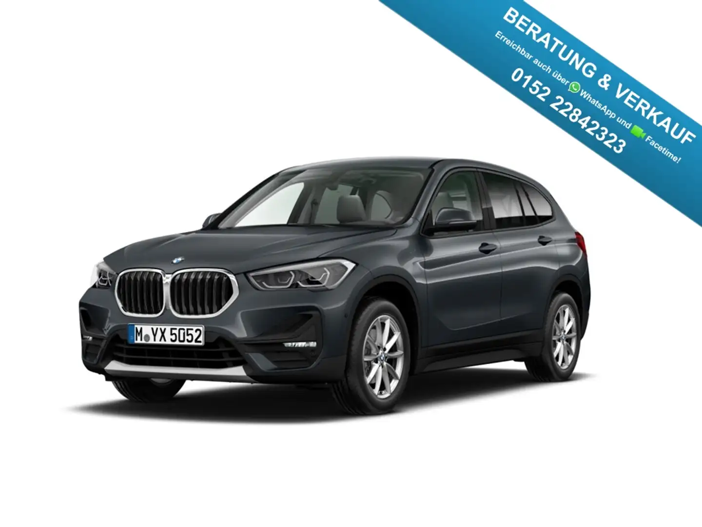 BMW X1 sDrive18d Navi LED DAB SHZ RFK Sportsitze PA Grau - 1