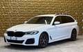 BMW 530 Serie 5 530d Touring mhev 48V xdrive Msport auto Weiß - thumbnail 3