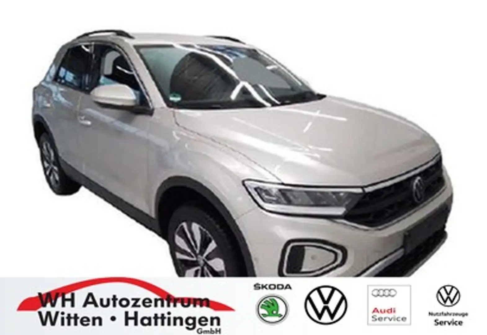 Volkswagen T-Roc 1.5 TSI Move NAVI LED GJ-REIFEN PRIVACY PARK-AS... Silber - 1