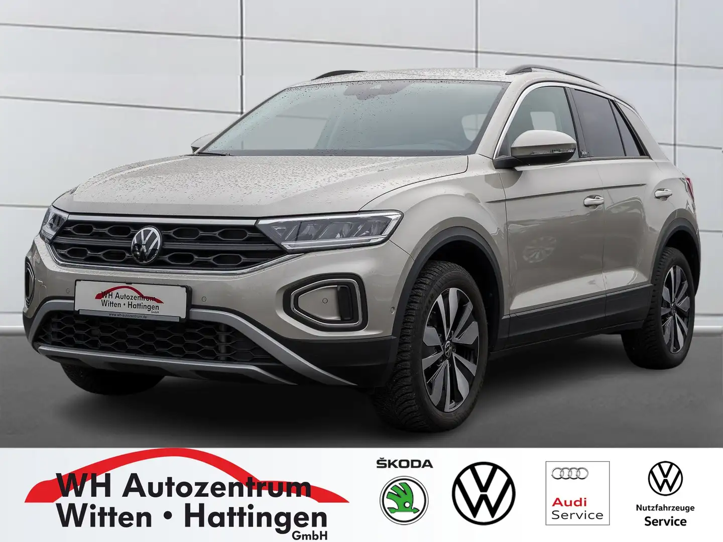 Volkswagen T-Roc 1.5 TSI Move NAVI LED GJ-REIFEN PRIVACY PARK-AS... Silber - 1