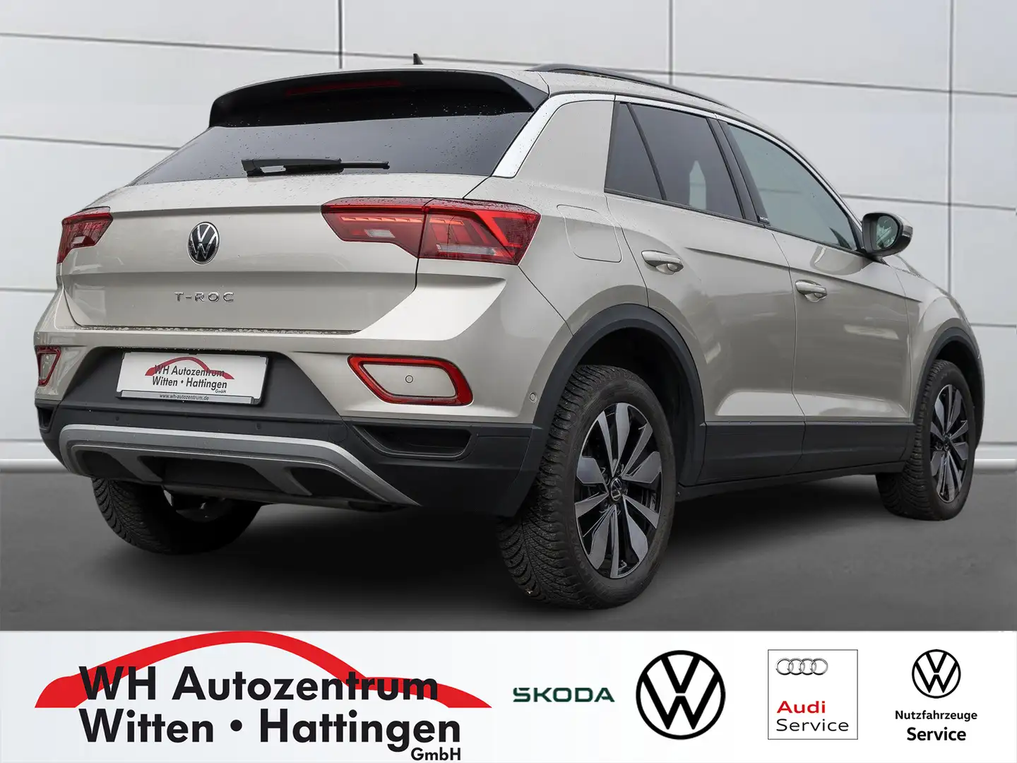 Volkswagen T-Roc 1.5 TSI Move NAVI LED GJ-REIFEN PRIVACY PARK-AS... Silber - 2