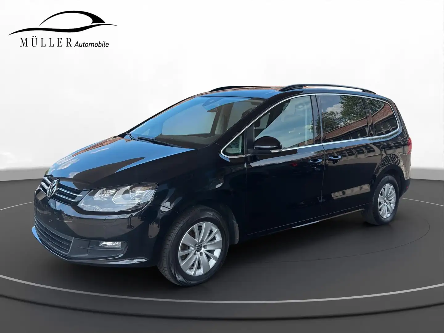 Volkswagen Sharan Comfortline 2x el. Tür Navi Dynaudio Schwarz - 1