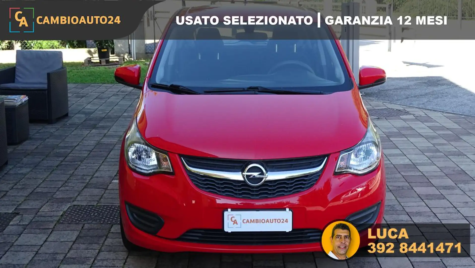 Opel Karl 1.0 75 CV, idonea per neopatentati, Garanzia.. Rosso - 1