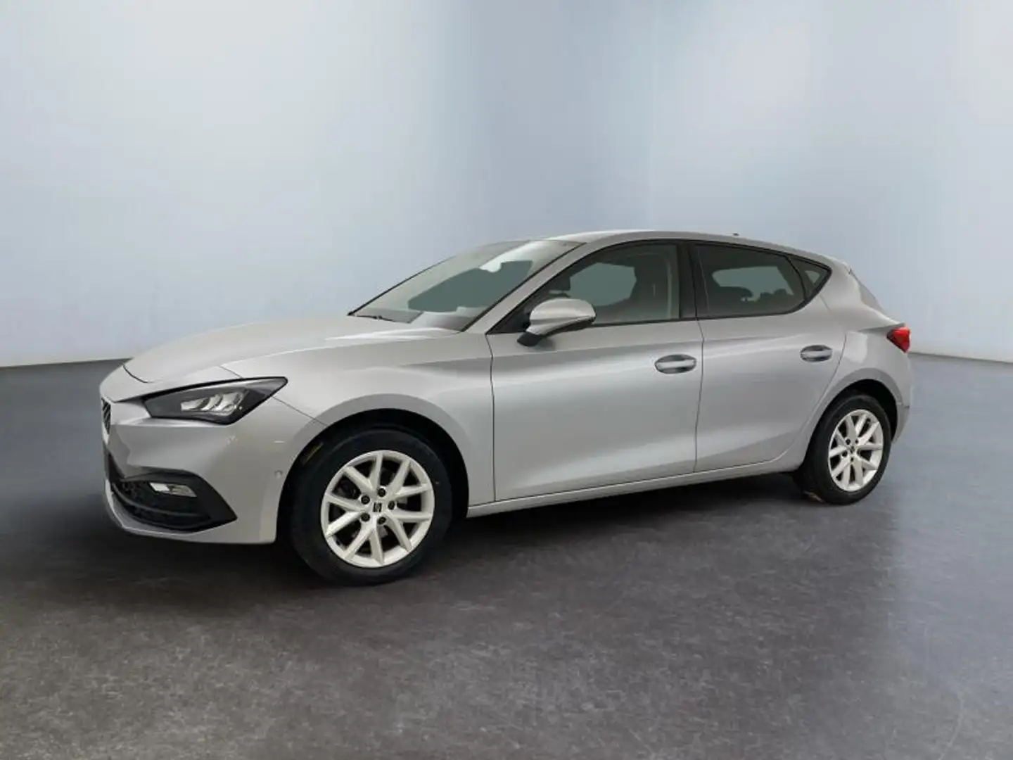 SEAT Leon *Boite auto*GPS*Carplay*APS Av/Ar*Led*Clim auto Argent - 1