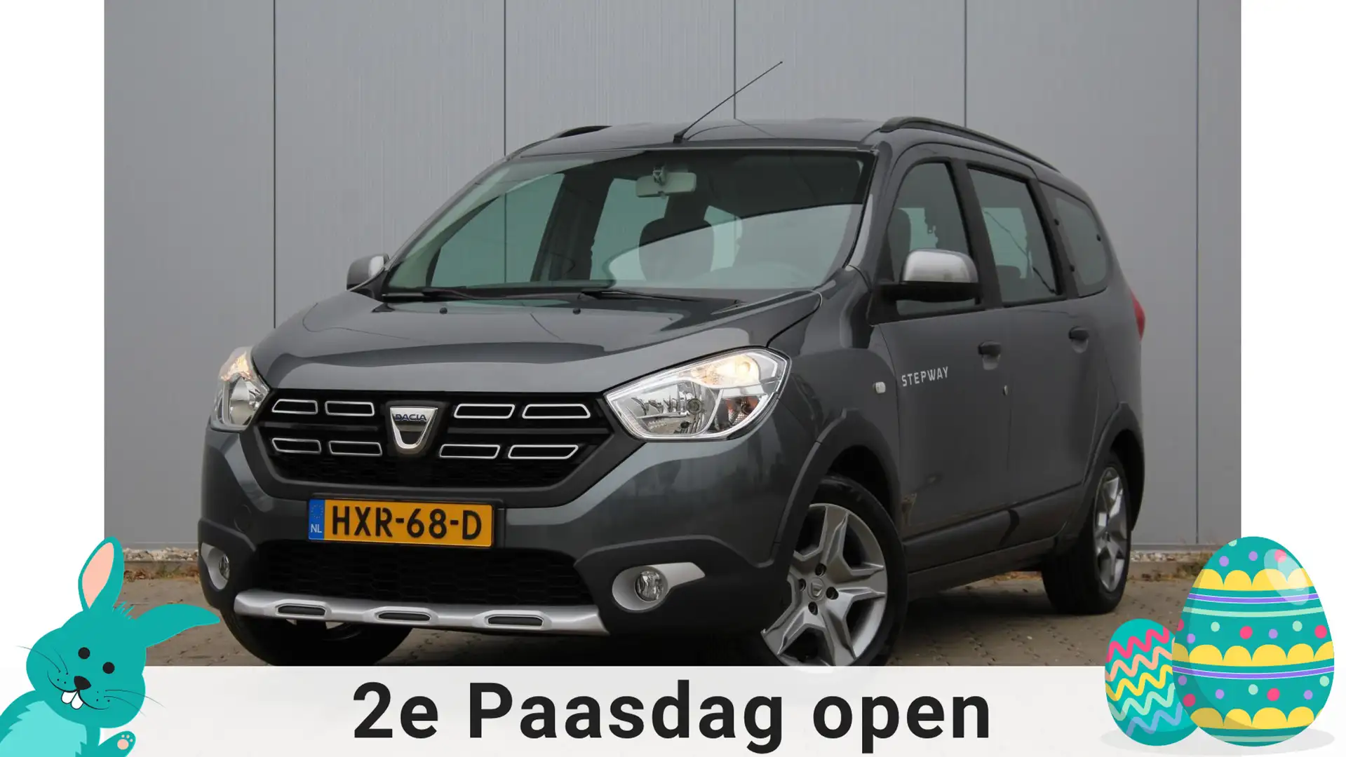 Dacia Lodgy 1.2 TCe Lauréate Stepway 7persoons | Navigatie | S Gris - 1