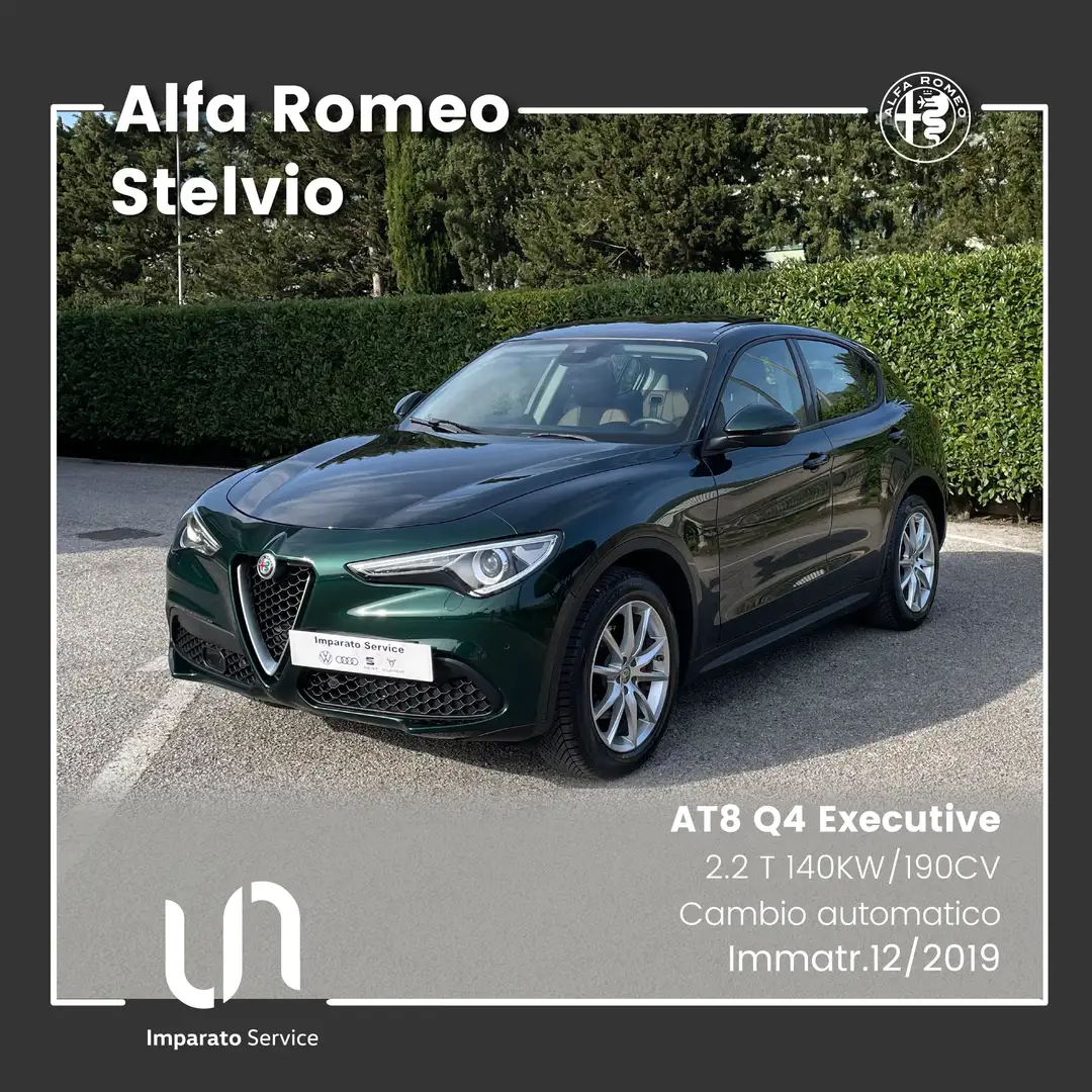 Alfa Romeo Stelvio 2.2 T AT8 Q4 Executive 140KW/190CV Verde - 1