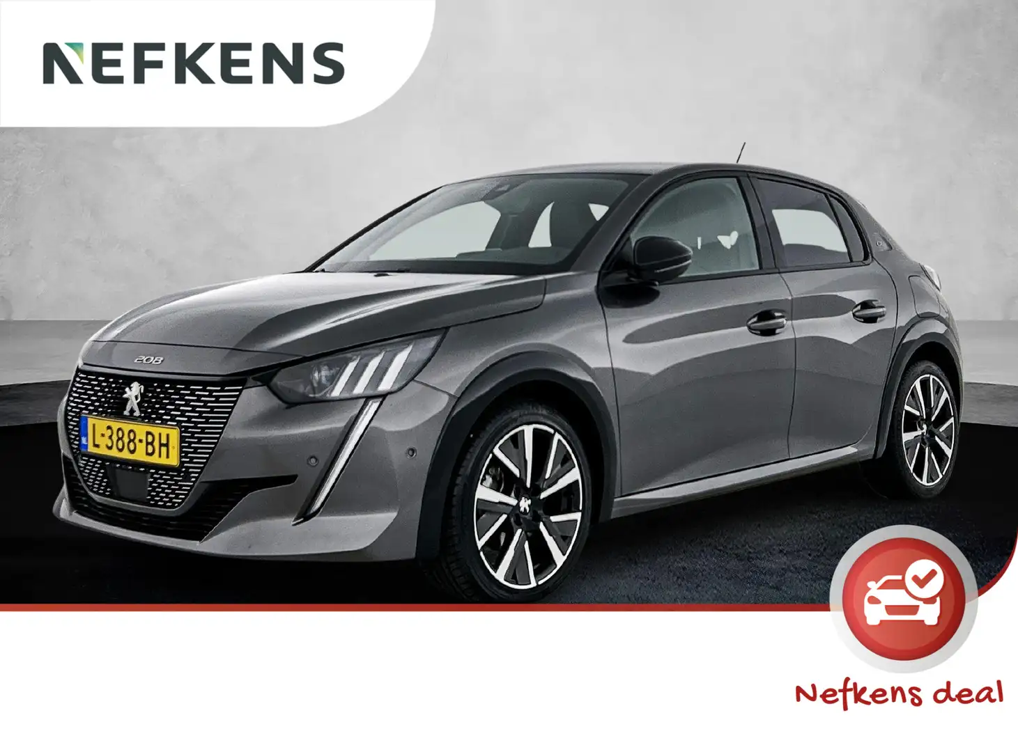 Peugeot 208 1.2 PureTech GT 100pk | Climate Control | Navigati Grijs - 1