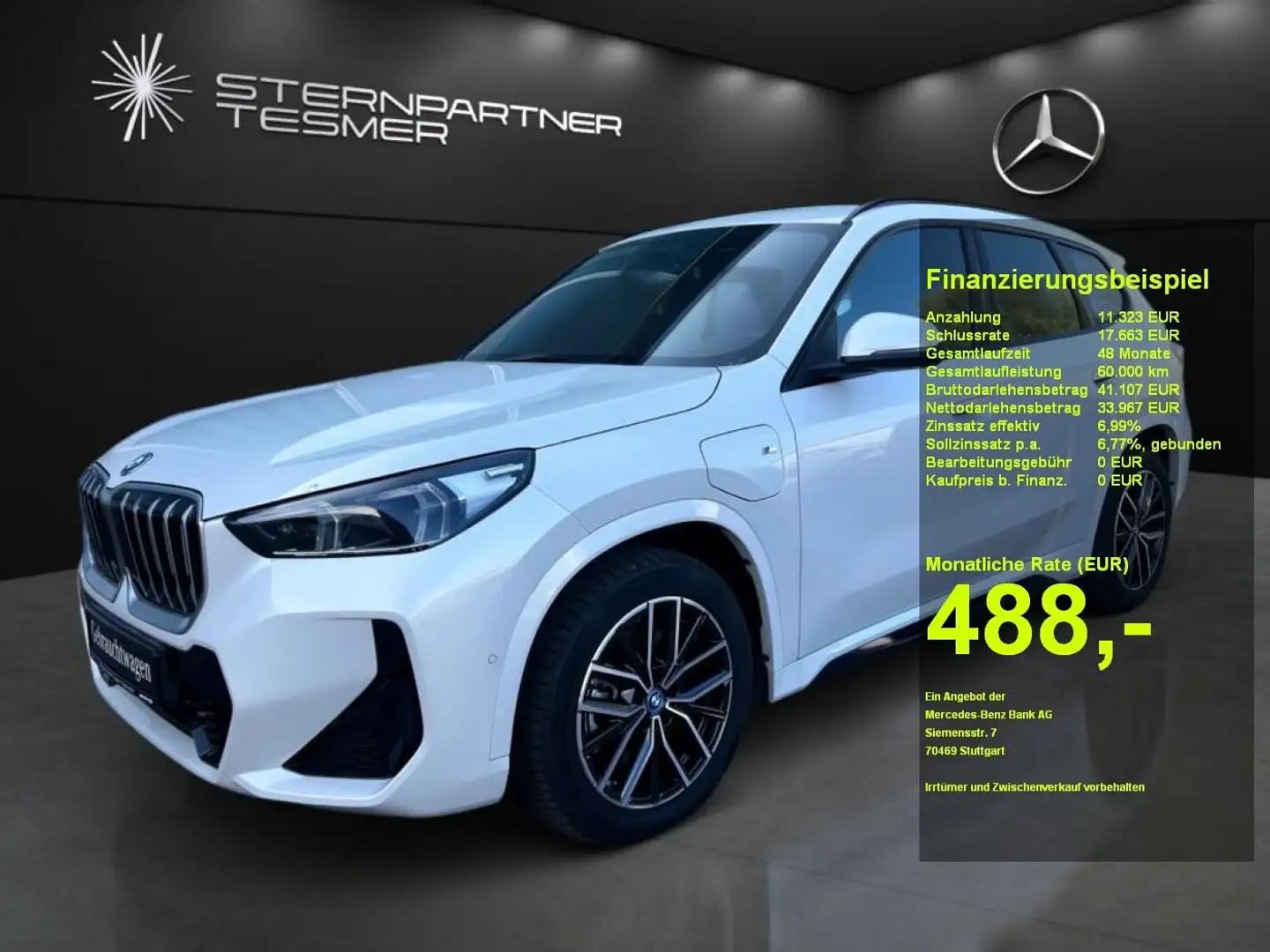 BMW X1 25 e xDrive M Sport LED+DrivingPlus+Navi Weiß - 1