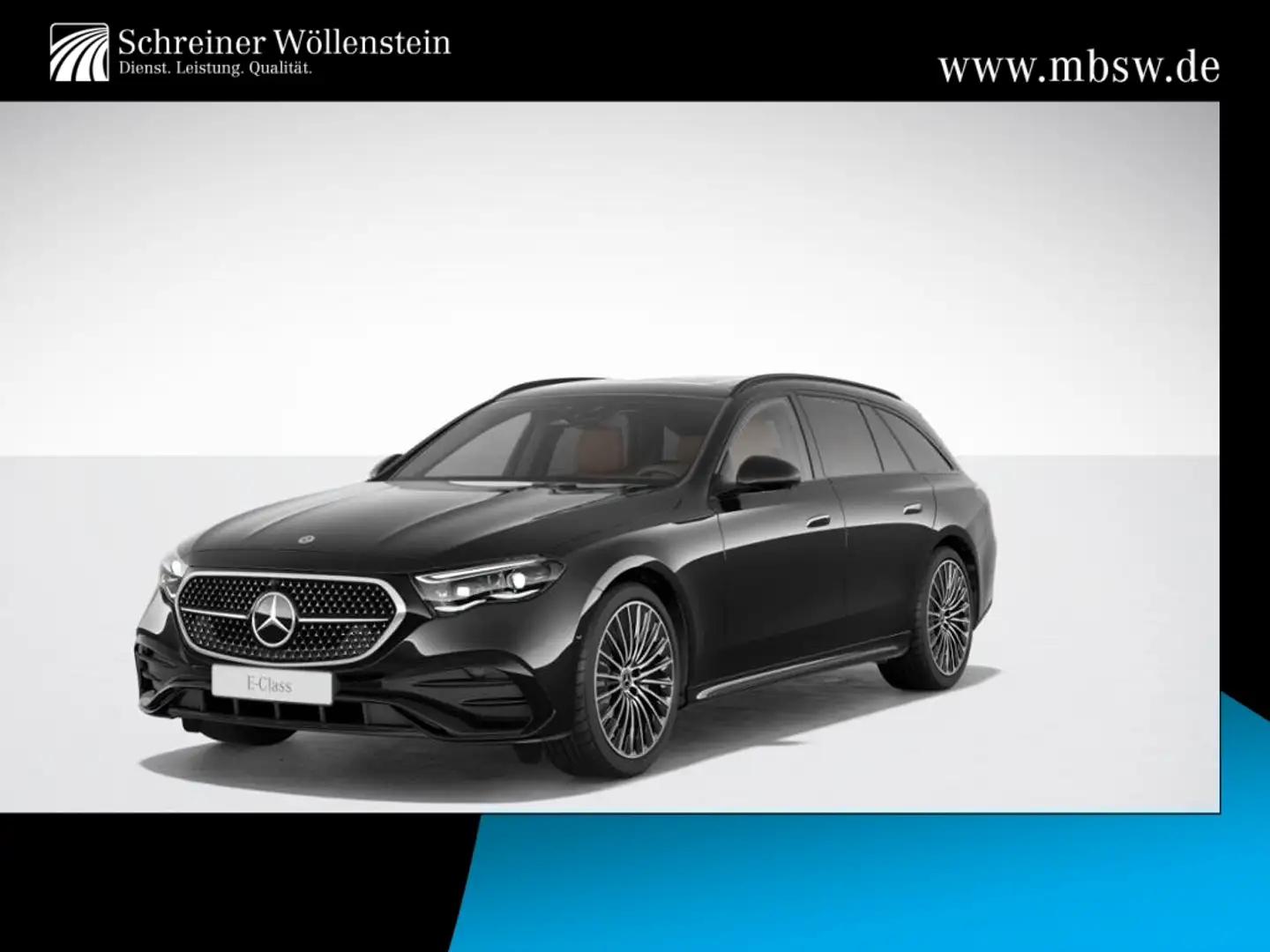 Mercedes-Benz E 450 d 4m T AMG*Night*AHK*Pano*Dig-Light*Burme. Schwarz - 1