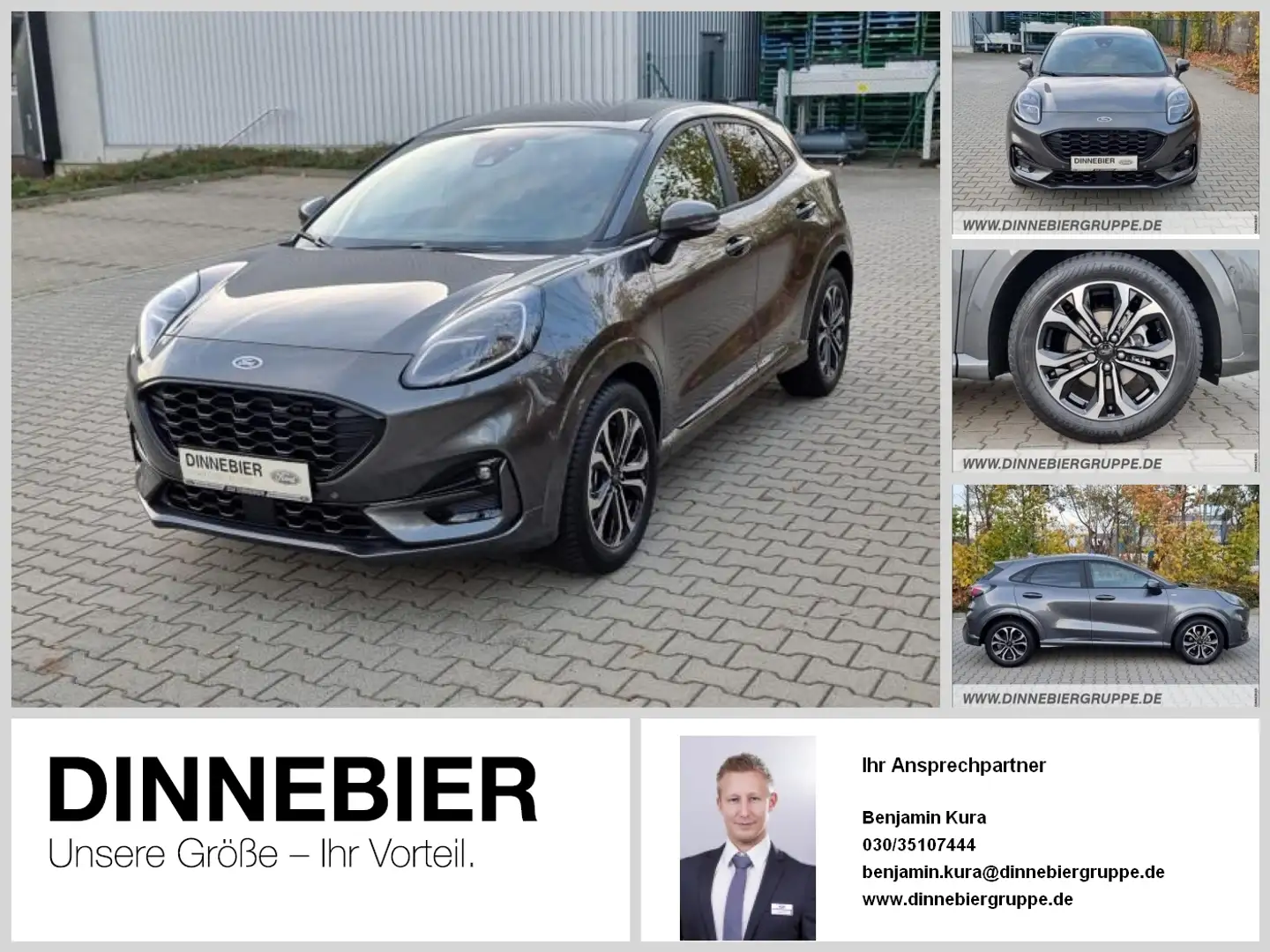 Ford Puma ST-Line X LED+Navi+Kamera+Winterpaket Grau - 1