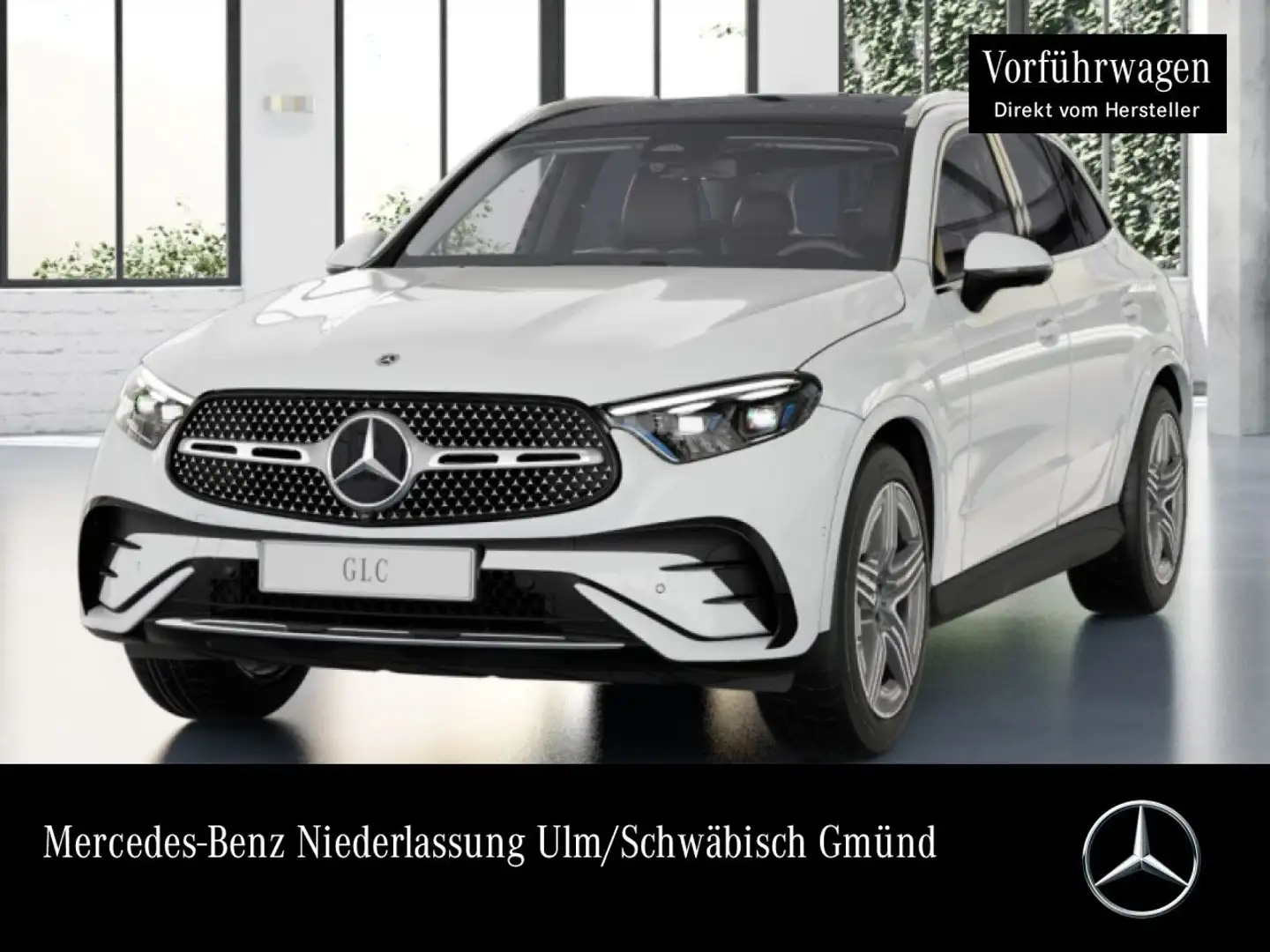 Mercedes-Benz GLC 220 d 4M AMG+PANO+360+AHK+TOTW+KEYLESS+9G Blanc - 1