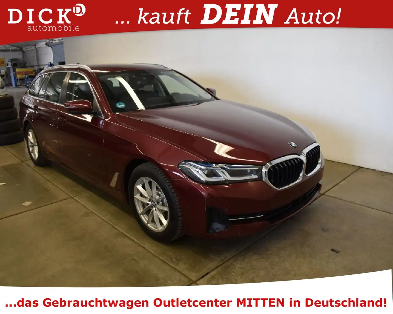 BMW 530 i xDr. Aut. LASER/ACC/VIRTU/KEYGO/SHZ/RFK/AHK Rouge - 2