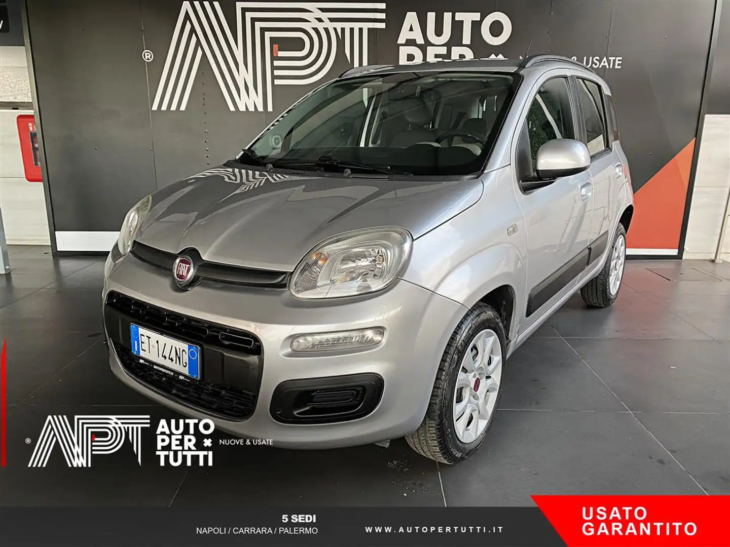 Fiat Panda Panda 0.9 t.air t. natural power Easy 80cv Argent - 1