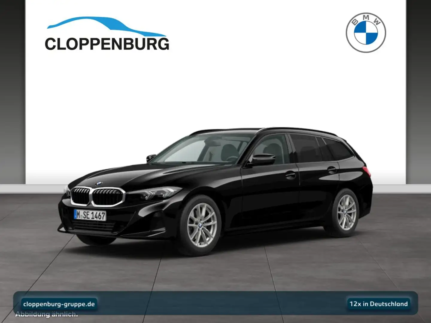 BMW 318 i Touring Navi+SHZ+HiFi+Klimaaut.+Ambi+BT+ZV Schwarz - 1