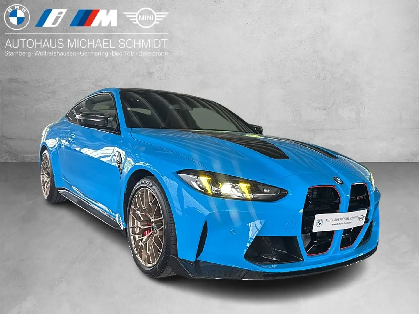 BMW M4 CS Coupé M Drivers P. HK HiFi DAB LED RFK Blauw - 1