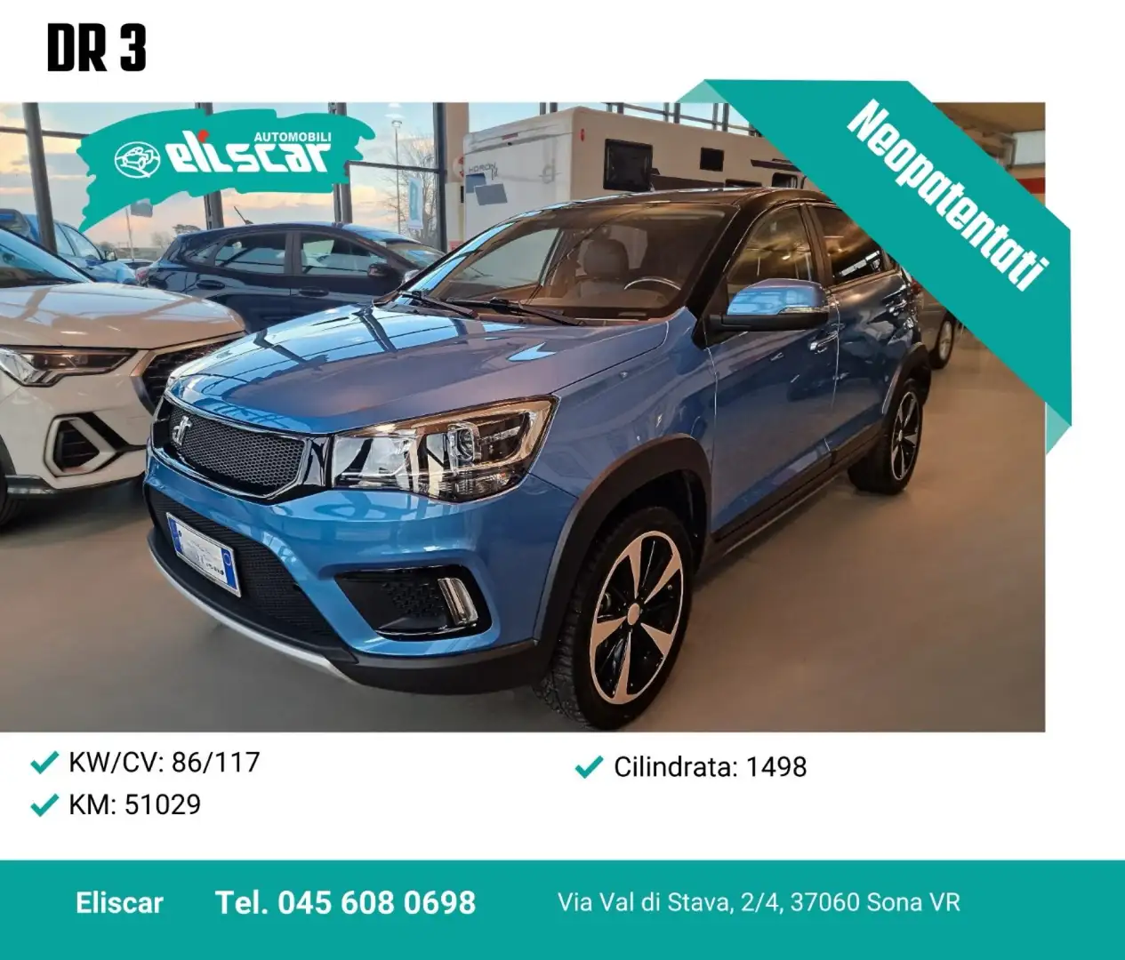 DR Automobiles DR3 S2 1.5 Bi-Fuel GPL Albastru - 1