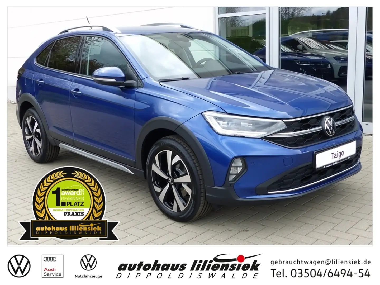 Volkswagen Taigo 1.0 TSI DSG Style *LED*ACC*PDC* Blau - 1