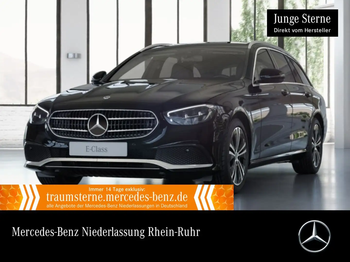 Mercedes-Benz E 200 d T AVANTG+PANO+LED+KAMERA+9G Schwarz - 1