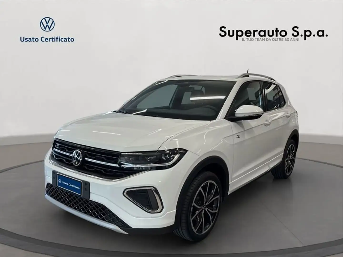 Volkswagen T-Cross 1.0 TSI 115 CV R-Line Plus Bianco - 1