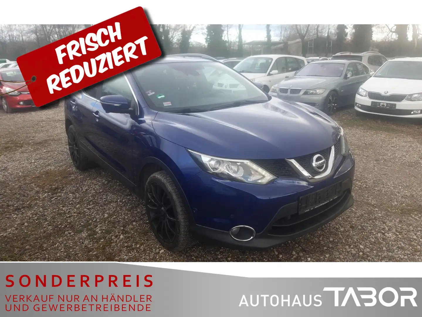 Nissan Qashqai 1.2 DIG-T Tekna Navi Leder Pano Kamera Blau - 1