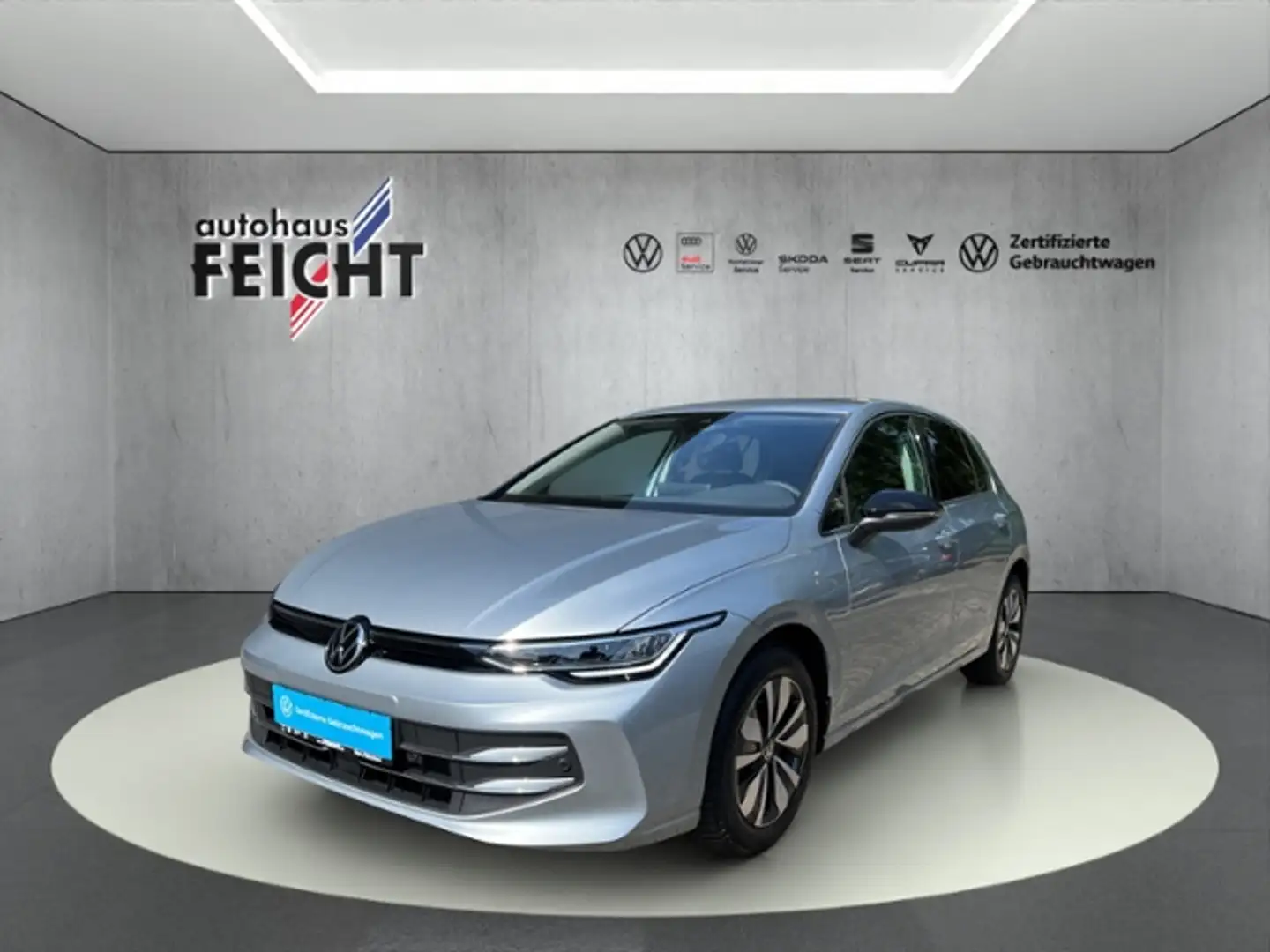 Volkswagen Golf VIII 1.5 eTSI Goal+LED+NAV-VORB+KEYLESS+APP Plateado - 1