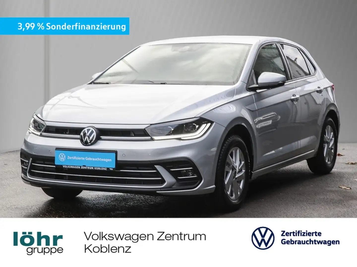 Volkswagen Polo 1.0 TSI DSG Style Navi/LED/SHZ Silber - 1