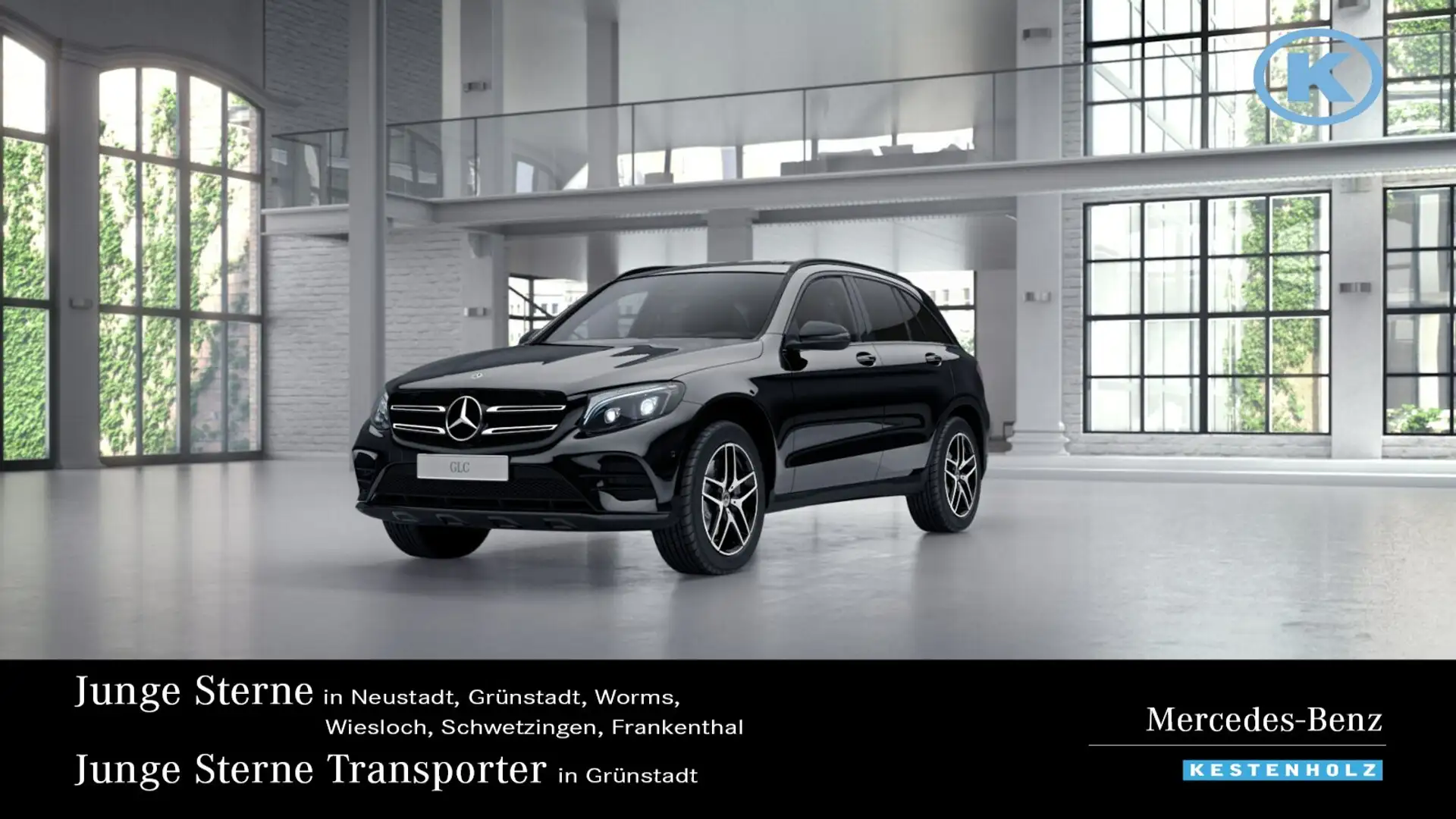 Mercedes-Benz GLC 350 GLC 350 d 4M AMG+NIGHT+AHK+KAMERA+EASYP+TWA+LED Schwarz - 1