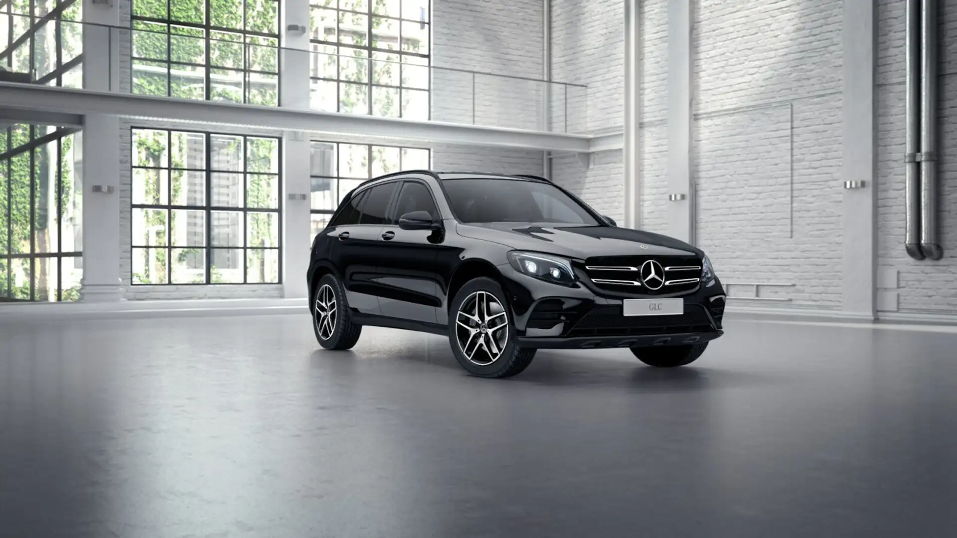 Mercedes-Benz GLC 350 GLC 350 d 4M AMG+NIGHT+AHK+KAMERA+EASYP+TWA+LED Schwarz - 2