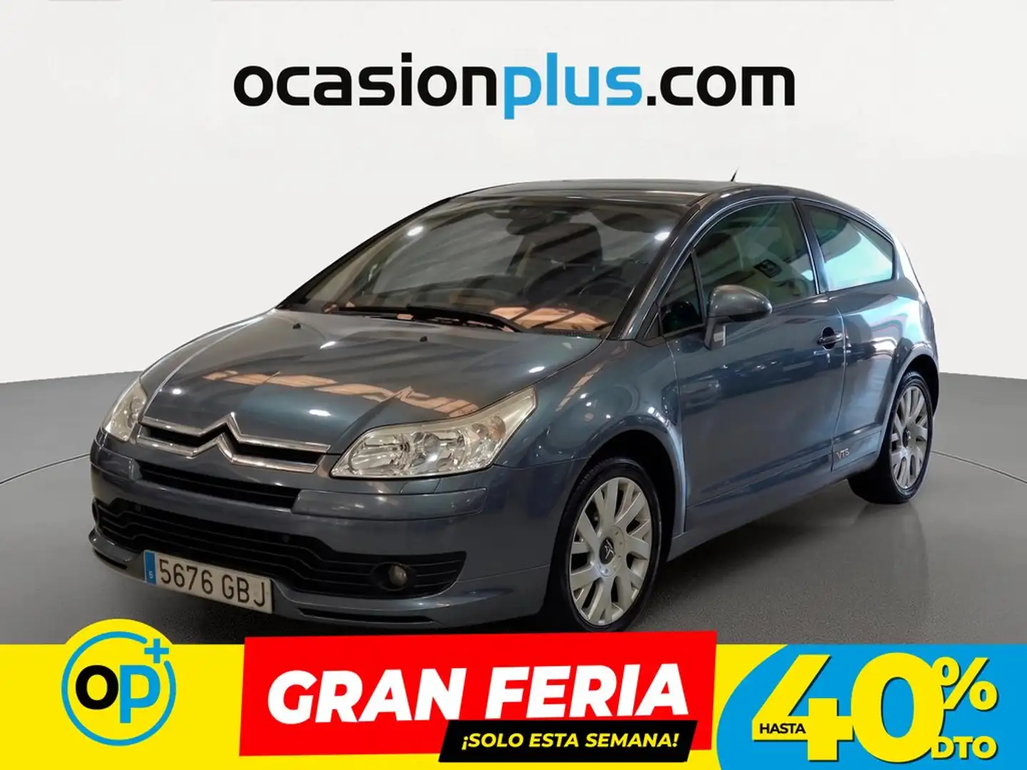 Citroen C4 Coupé 1.6HDI VTS 110 Gris - 1