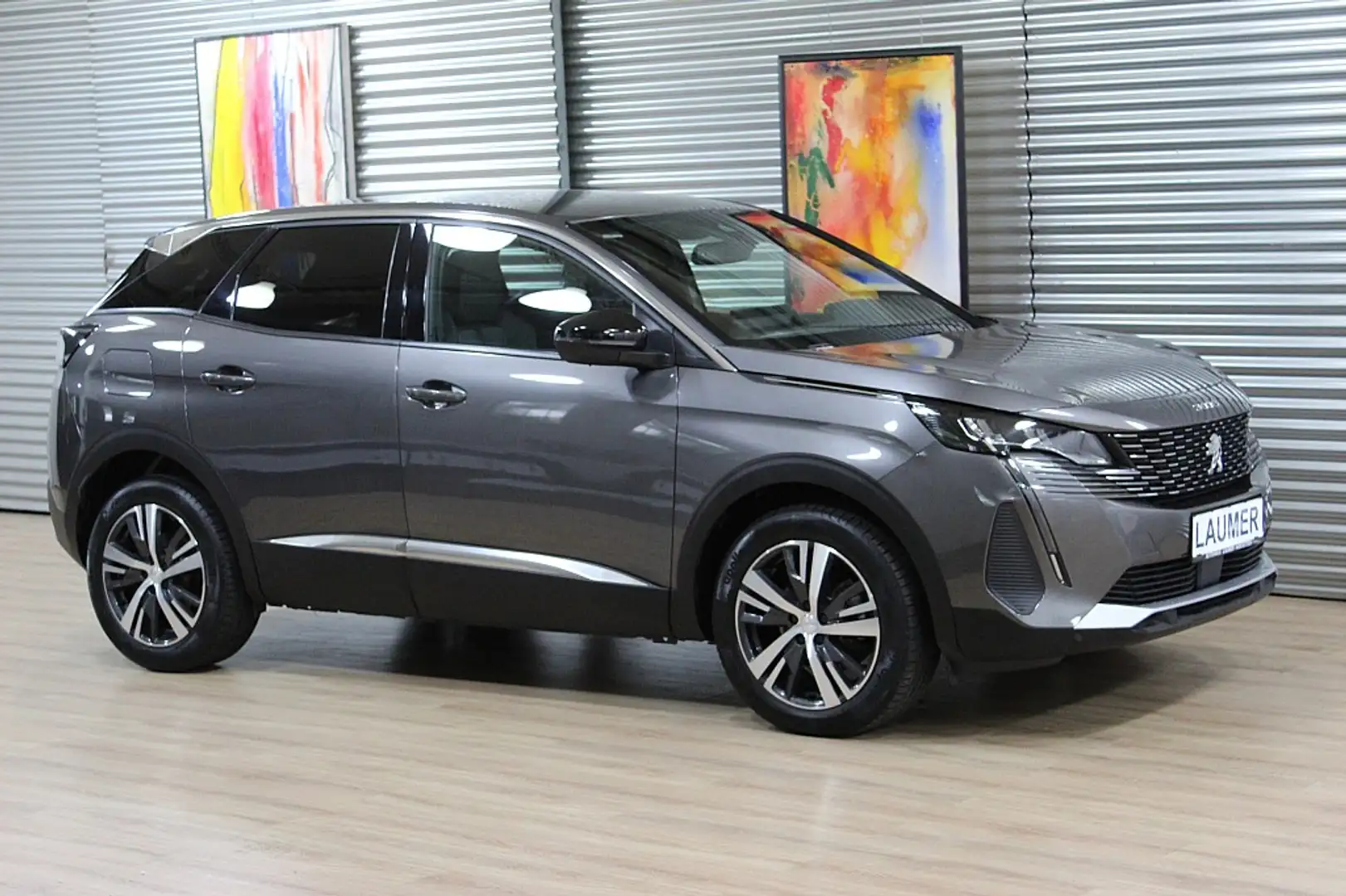 Peugeot 3008 Hybrid 136 E-DCS6 Allure Automatik +Sitzheizung Gris - 2