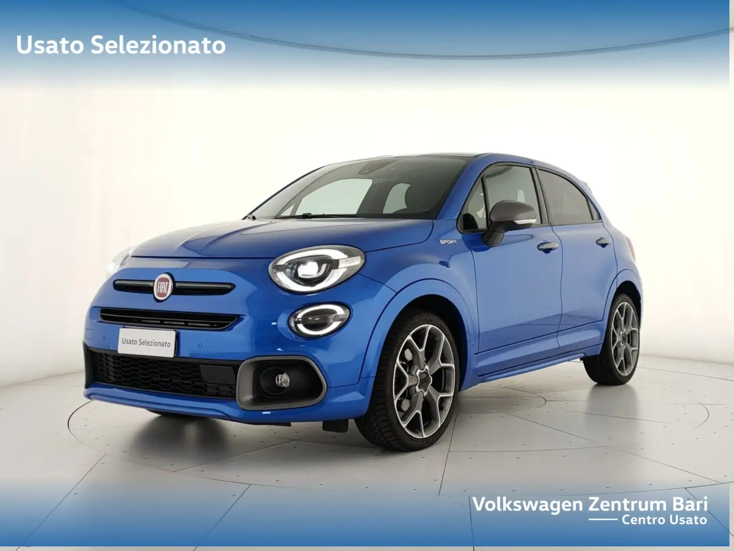 Fiat 500X 1.3 t4 sport 150cv dct Blauw - 1