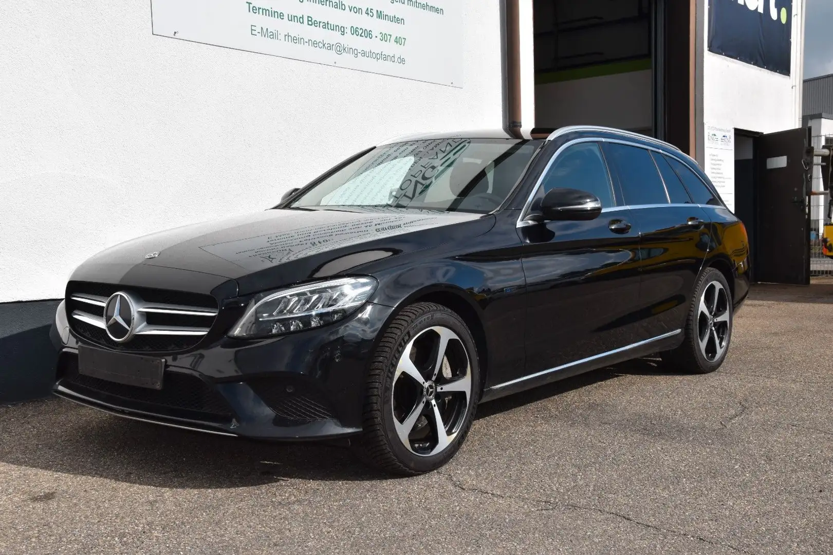 Mercedes-Benz C 300 Te Navi Klima PDC Kam. Plugin-Hybrid Zwart - 1