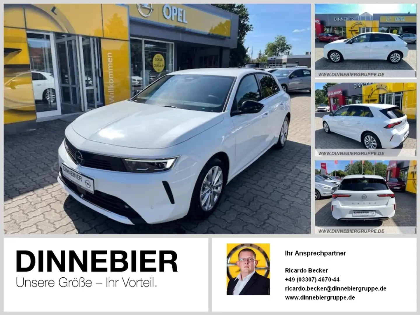 Opel Astra Elegance Turbo S/S LED+Navi+Kamera Bianco - 1